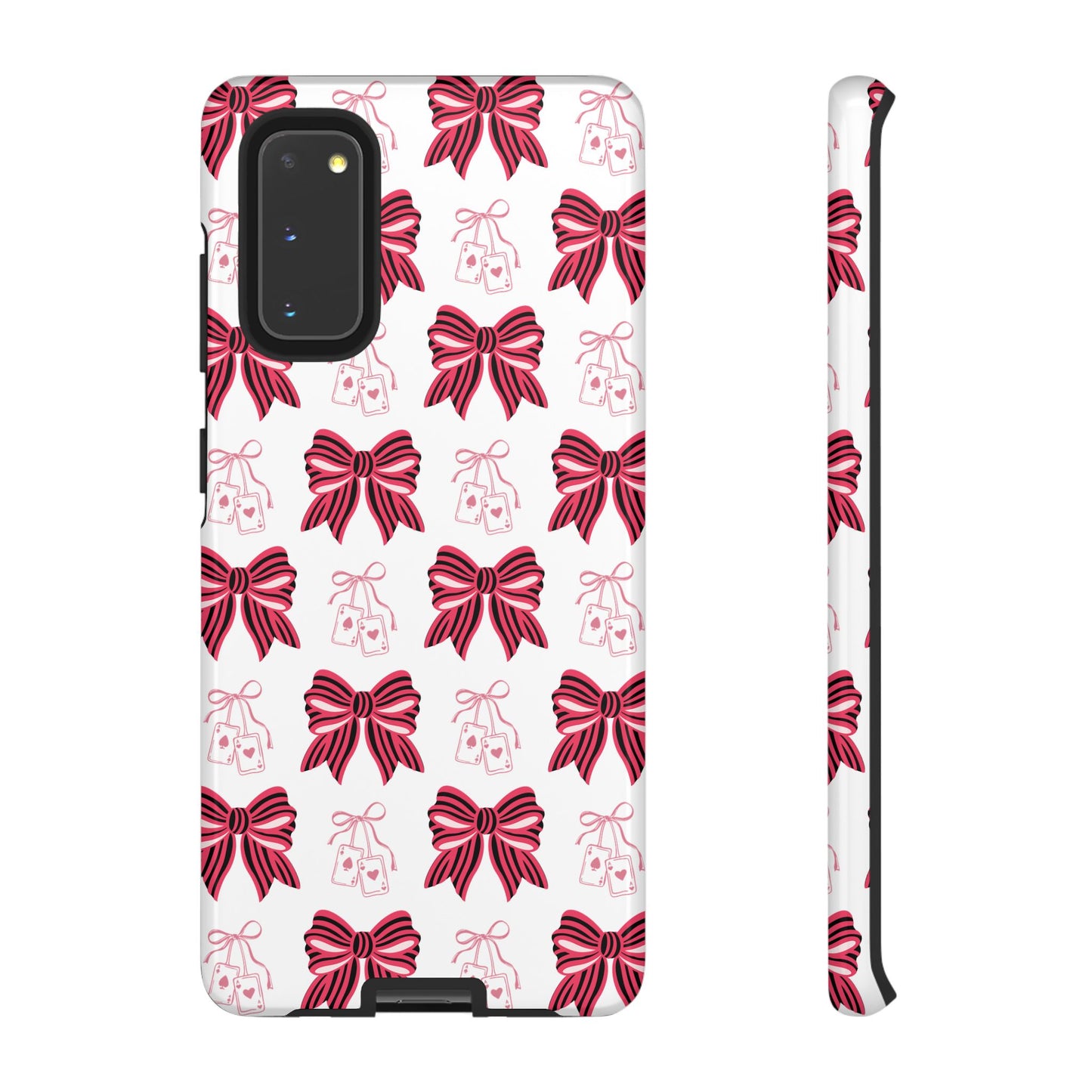 Stylish Phone Case with Elegant Bow Design, Holiday Gift, Phone Cover, Custom Smartphone Case, Fashion Accessory, Cute Gift Idea