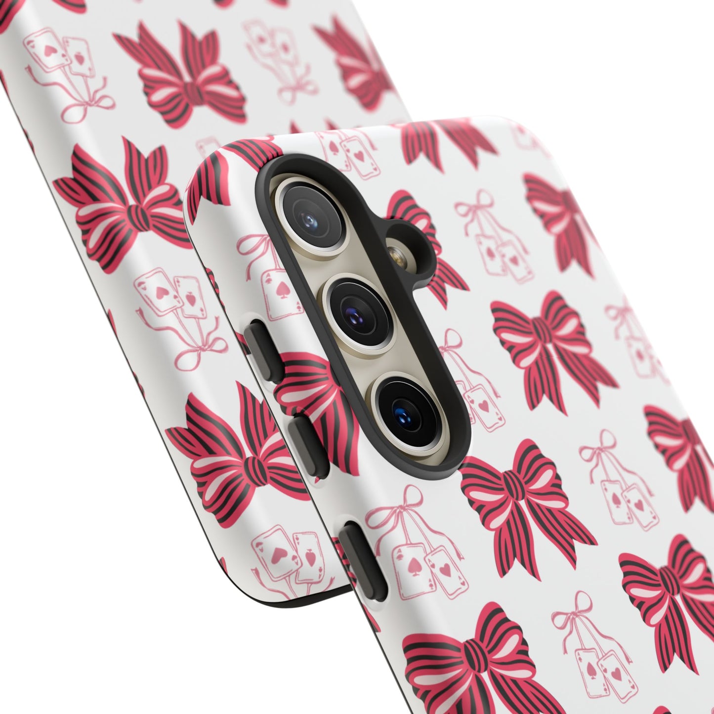 Stylish Phone Case with Elegant Bow Design, Holiday Gift, Phone Cover, Custom Smartphone Case, Fashion Accessory, Cute Gift Idea