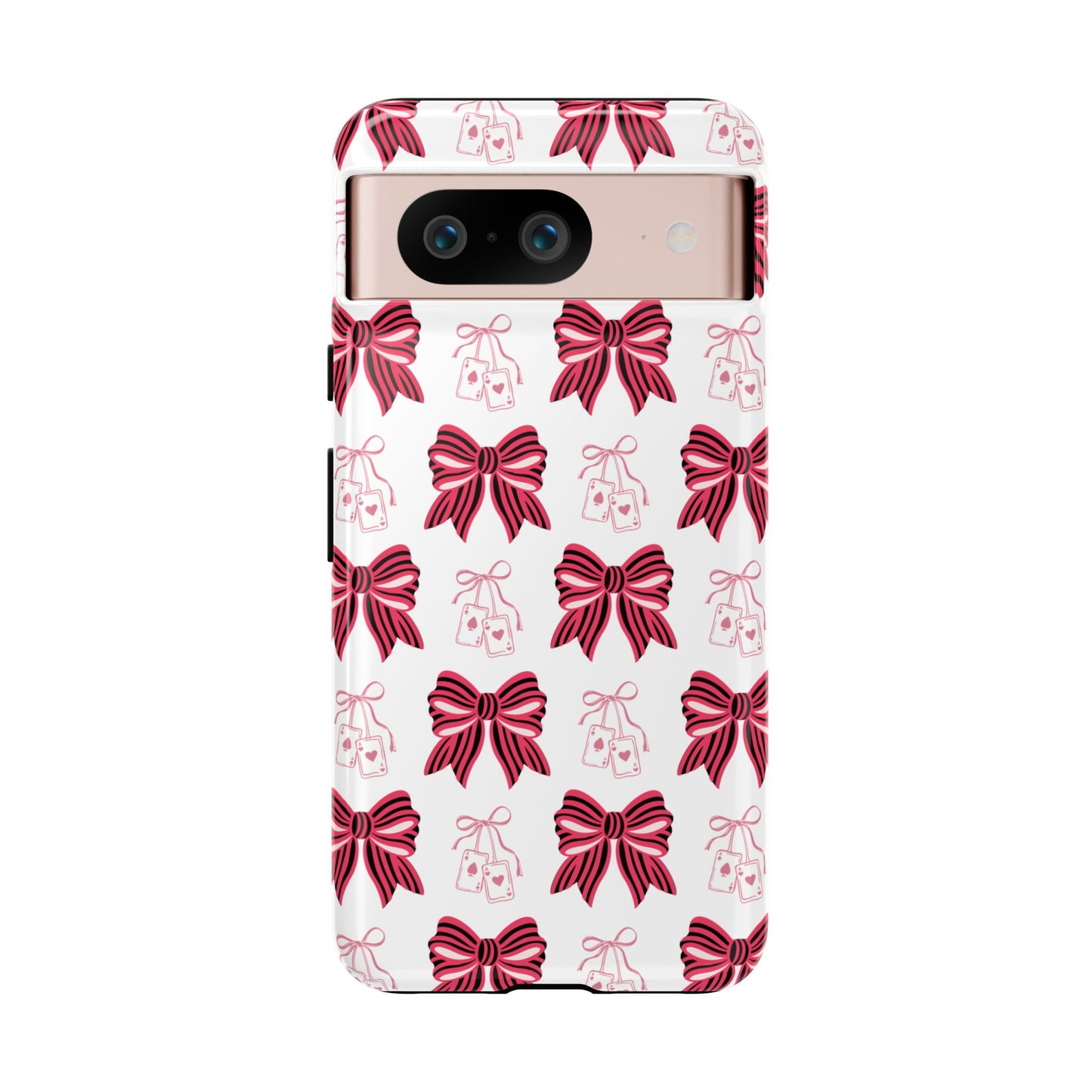 Stylish Phone Case with Elegant Bow Design, Holiday Gift, Phone Cover, Custom Smartphone Case, Fashion Accessory, Cute Gift Idea