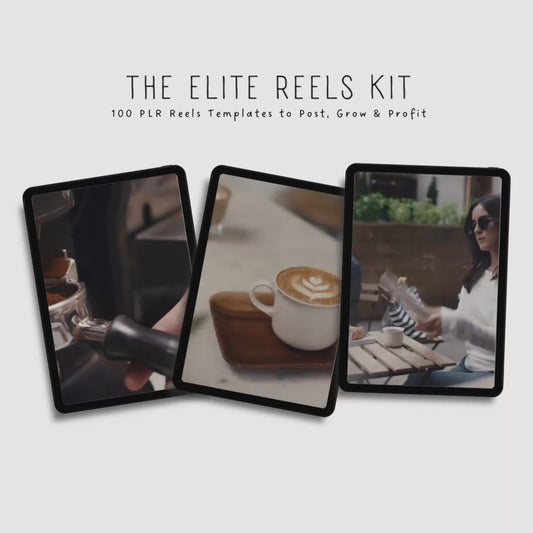 100 Reels PLR kit — ready-to-use social media video content for small business owners and digital marketers.